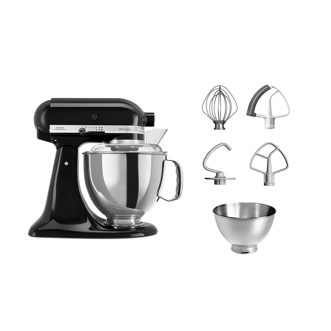 Kitchenaid  Stand Mikser 5KSM175PSEOB Onyx Black 4.8 L