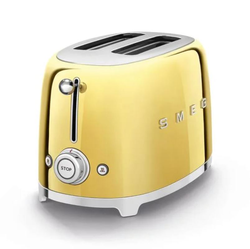 Smeg 2x2 Ekmek Kızartma Gold Tsf01Goeu