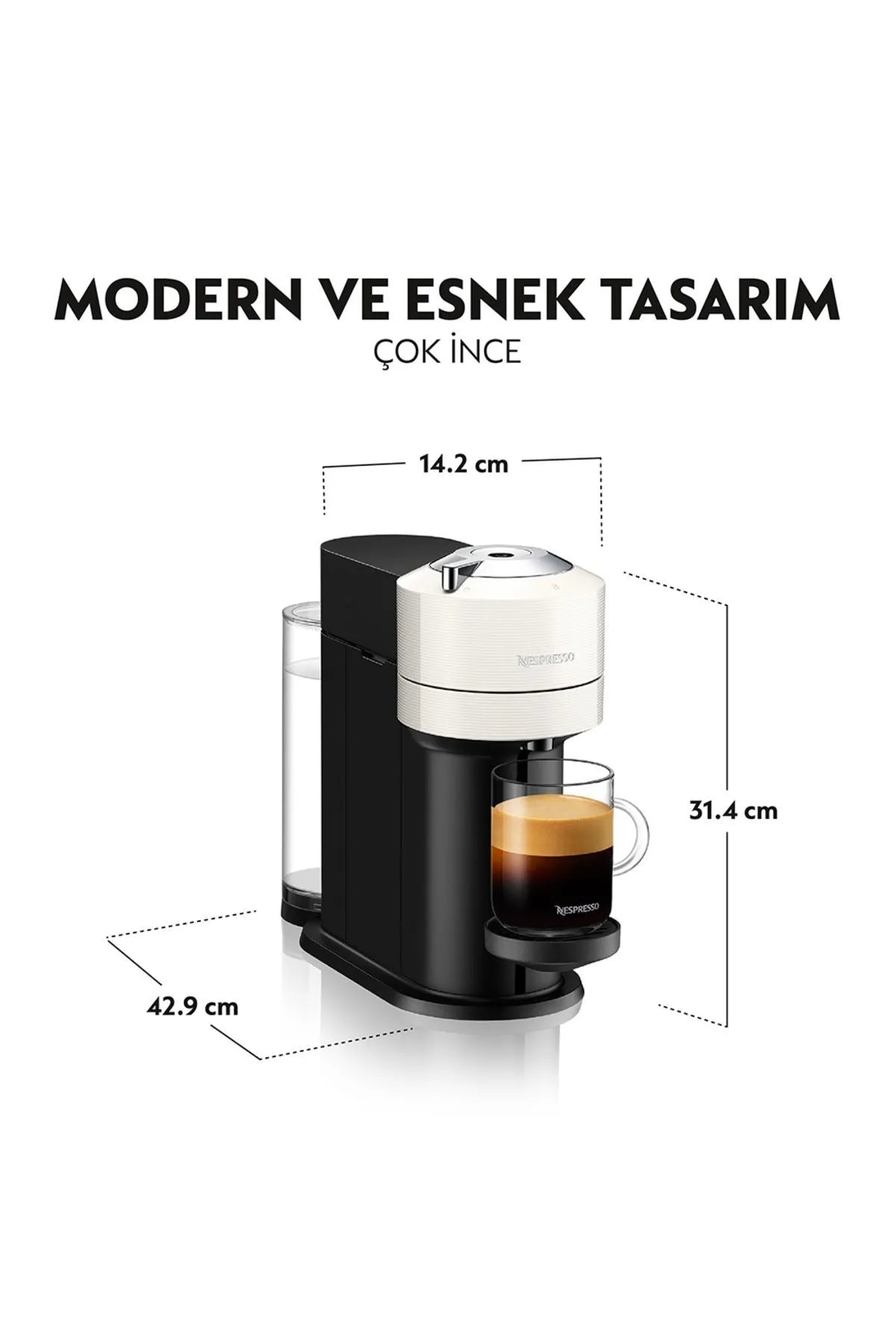 Nespresso Vertuo Next Beyaz Kapsül Kahve Makinesi