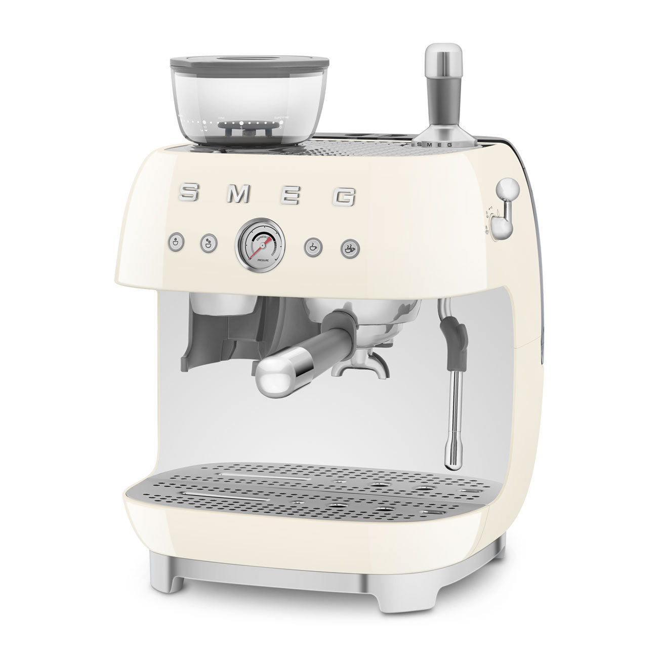 Smeg ECF03CREU Öğütücülü Espresso Kahve Makinesi Cream