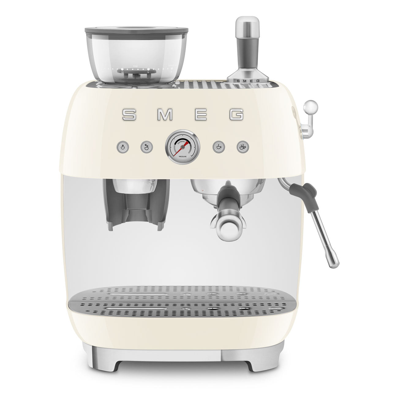 Smeg ECF03CREU Öğütücülü Espresso Kahve Makinesi Cream