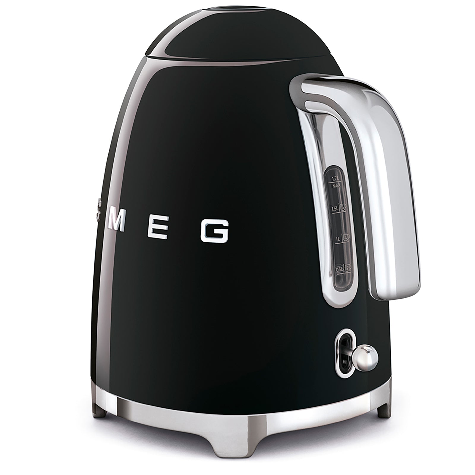 Smeg Kettle- Linea 50'S Retro Style- Black Klf03Rdeu