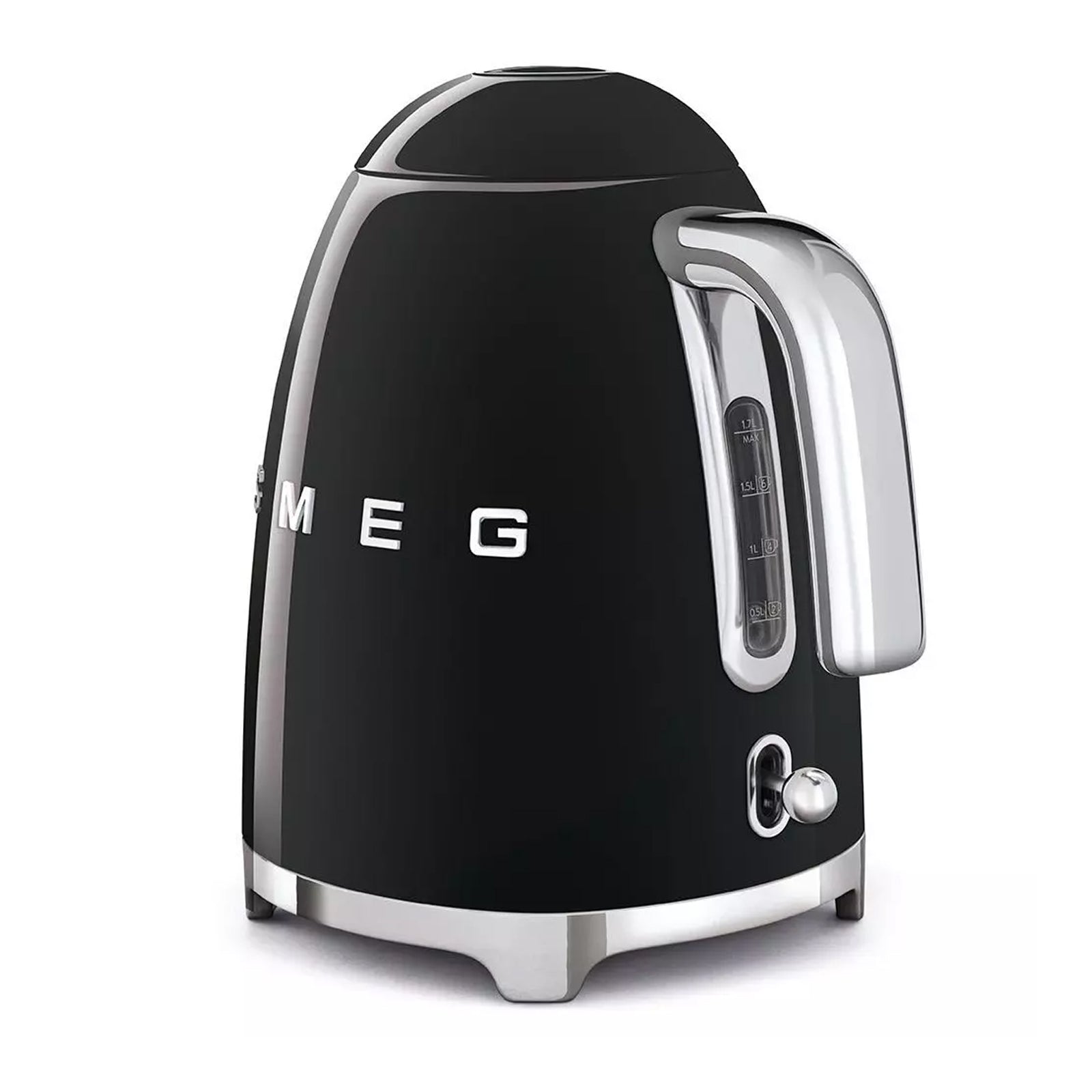 Smeg Kettle- Linea 50'S Retro Style- Black Klf03Rdeu