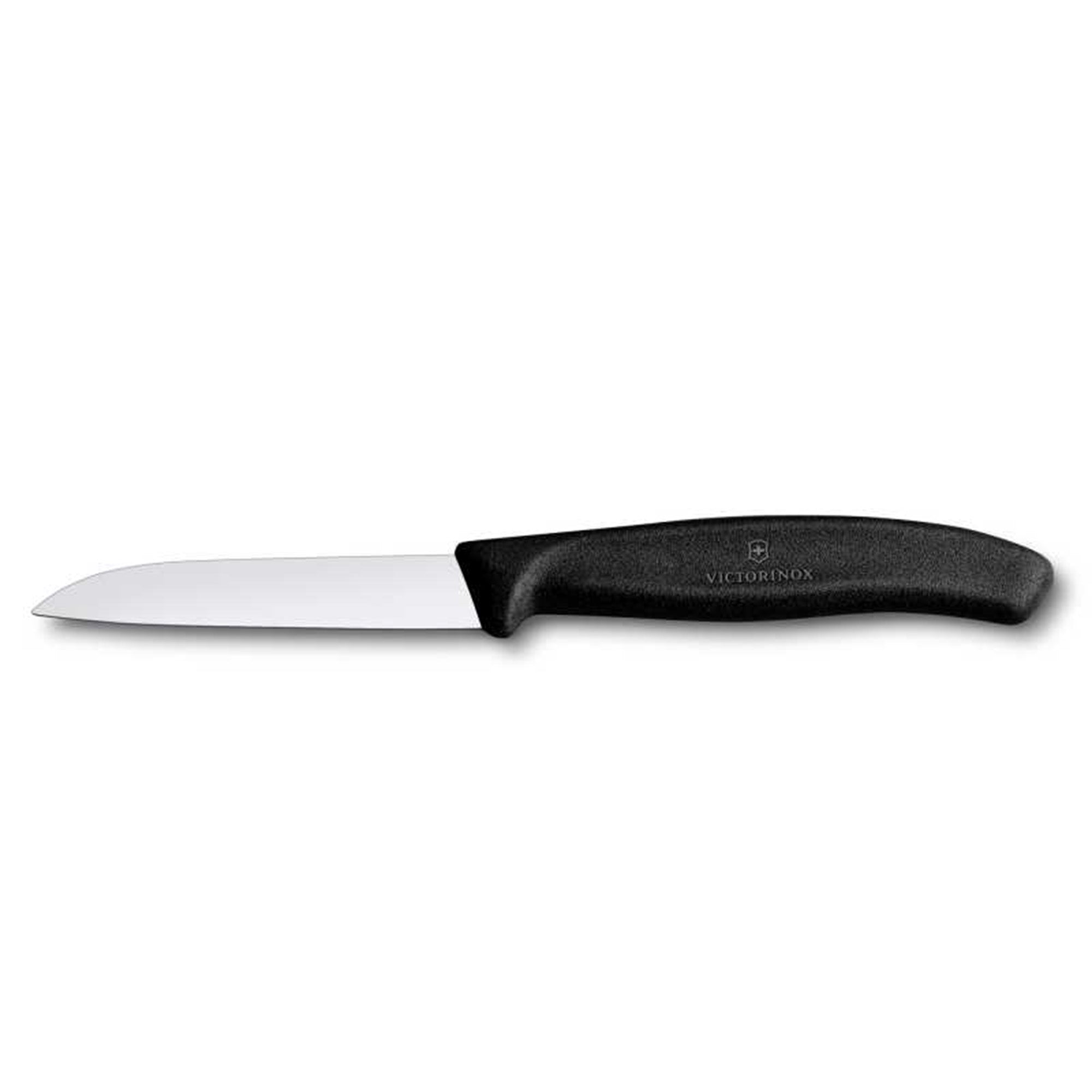 Victorinox Soyma Bıçağı 8Cm Düz Fibrox Siyah 6.7403