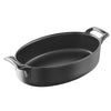 Revol Belle Cuisine Siyah Oval Pişirme Tabağı 18 cm