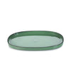 Revol Caractere Mint Yeşili Oval Tabak 35x21 cm