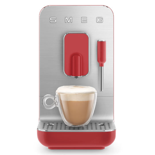 Smeg Otomatik Espresso Kahve Makinesi Mat Red Bcc02Rdme