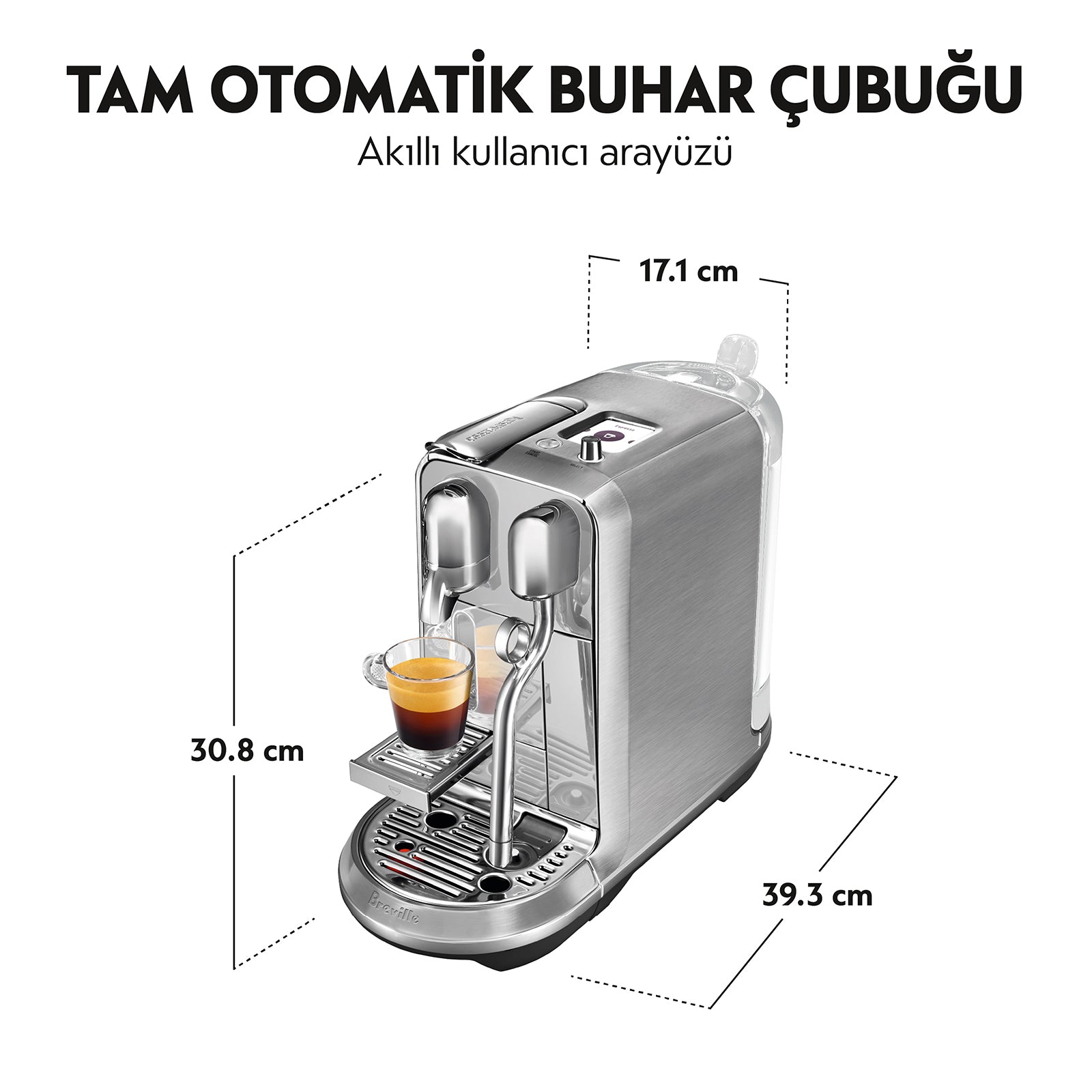 Nespresso J520 Creatista Plus Süt Çözümlü Kahve Makinesi