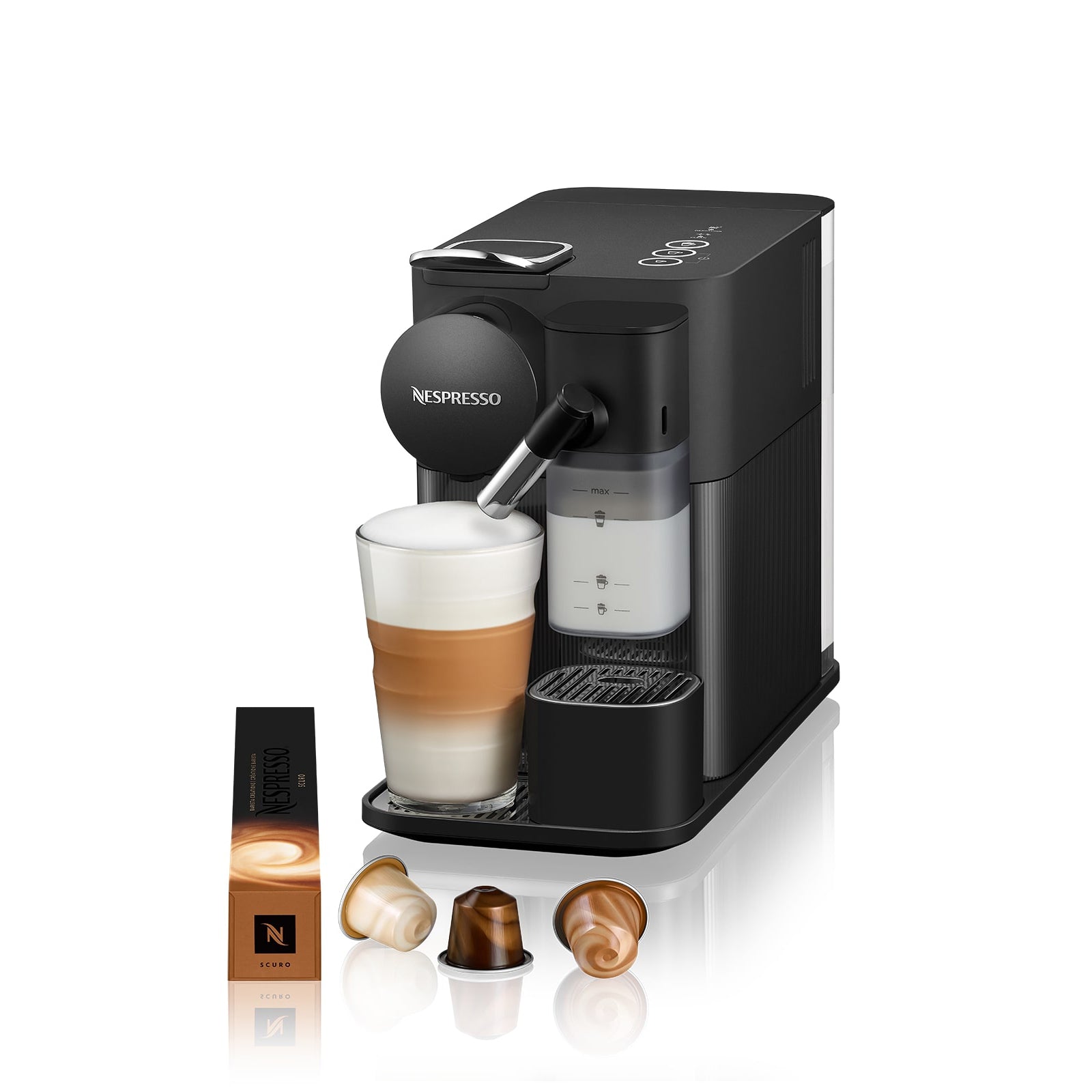 NESPRESSO F121 LATTISSIMA ONE SÜT ÇÖZÜMLÜ KAHVE MAK. SİYAH