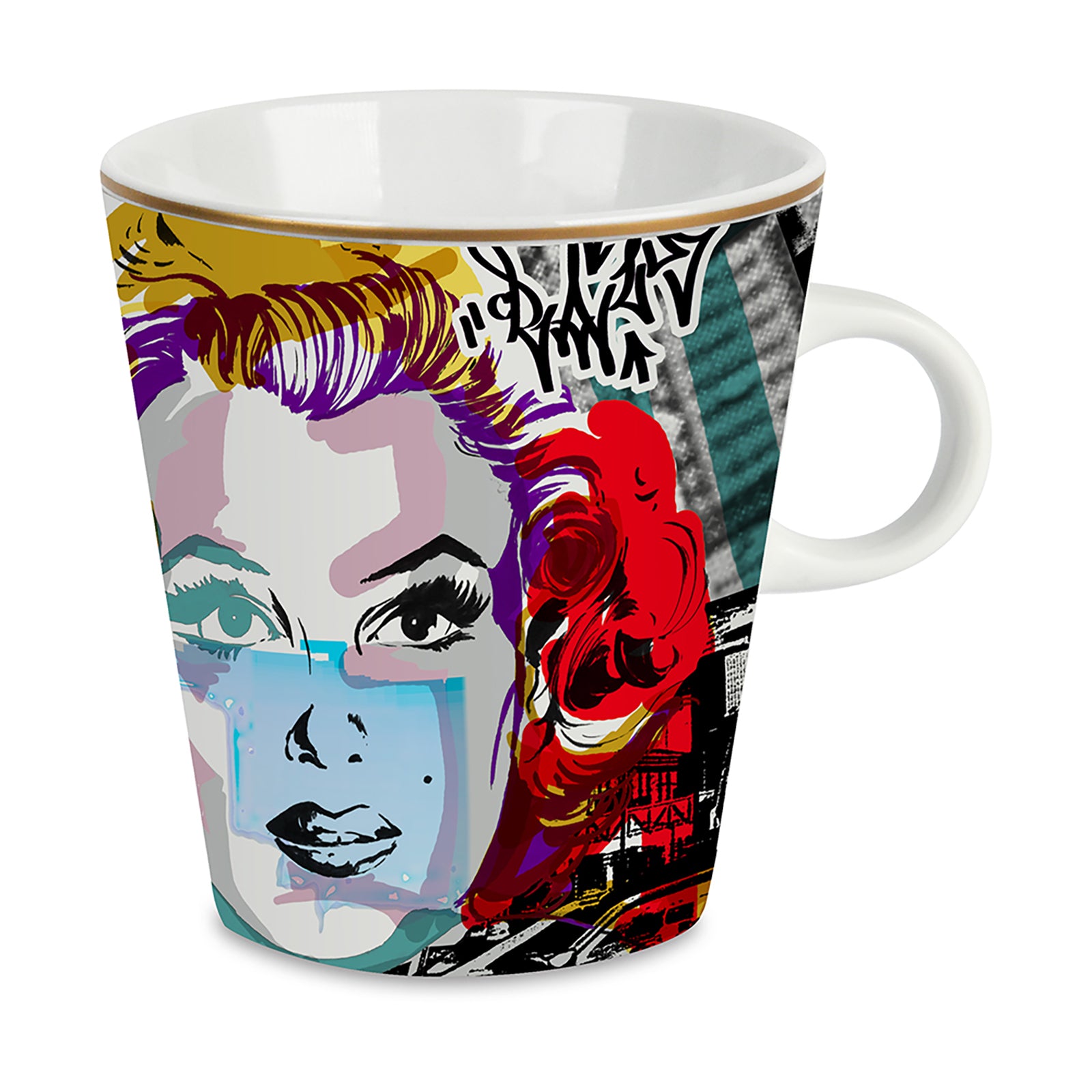 Baci Milano Street Art Mug - Marilyn