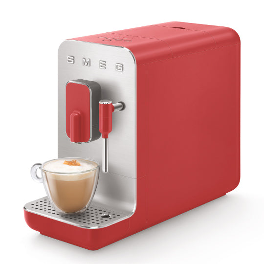 Smeg Otomatik Espresso Kahve Makinesi Mat Red Bcc02Rdme