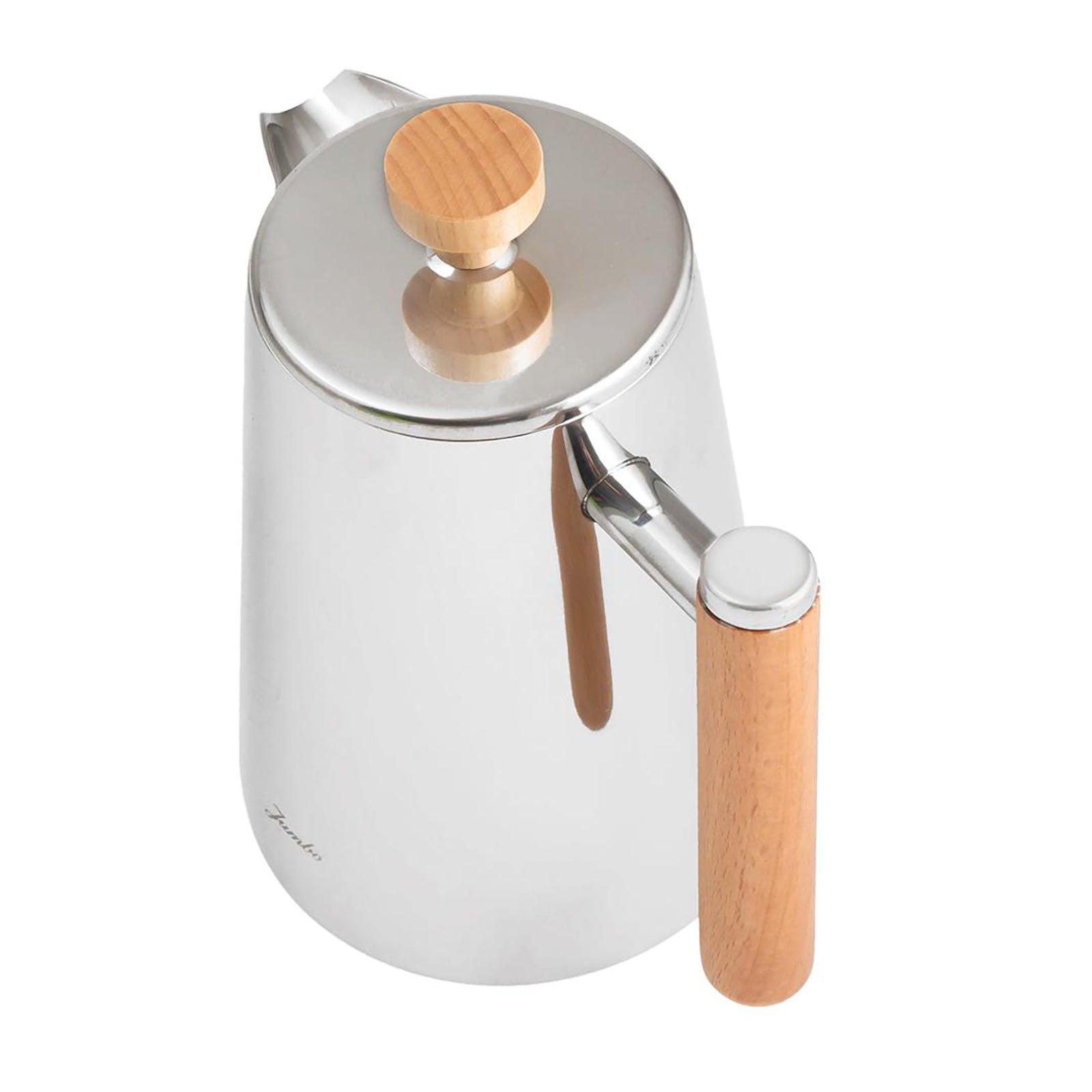 Jumbo Ventı X Double Wall Celık French Press 800 Ml Ahsap Sa