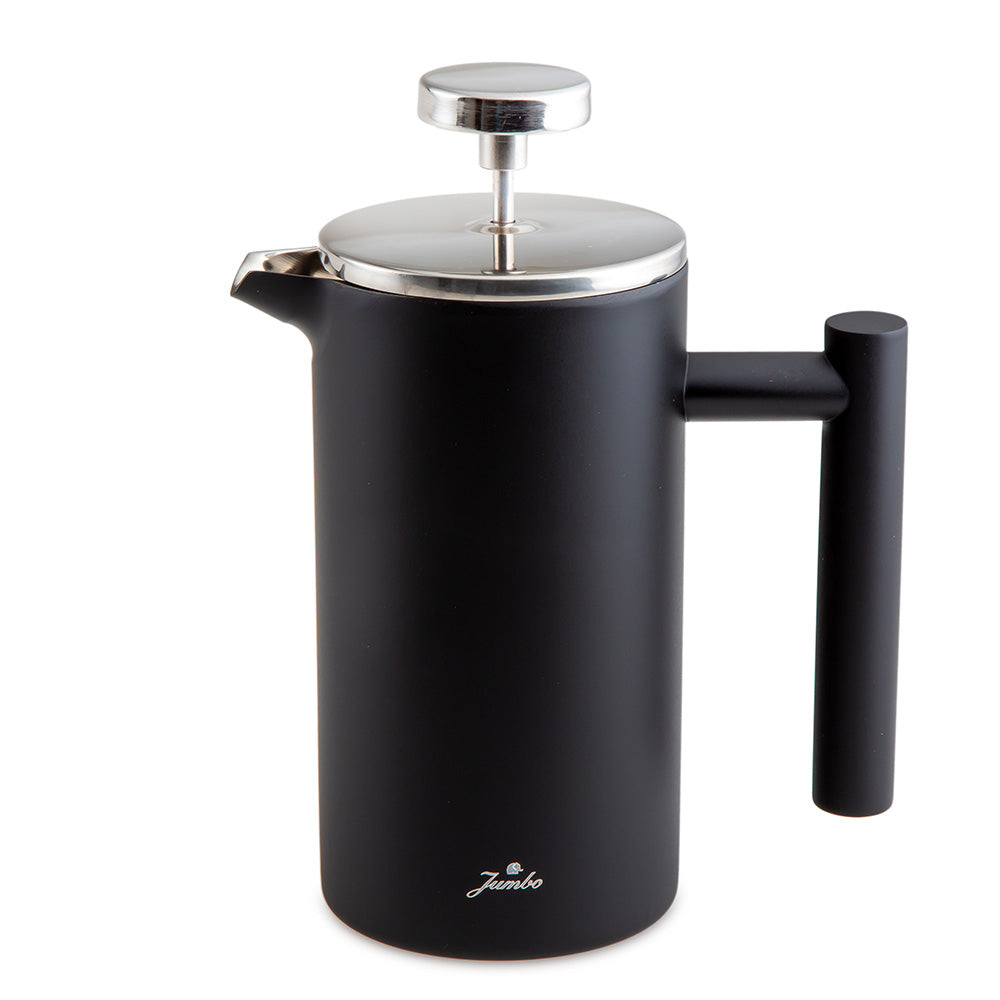 Jumbo Timeless Venti Double Wall Siyah Çelik French Press 350 ml