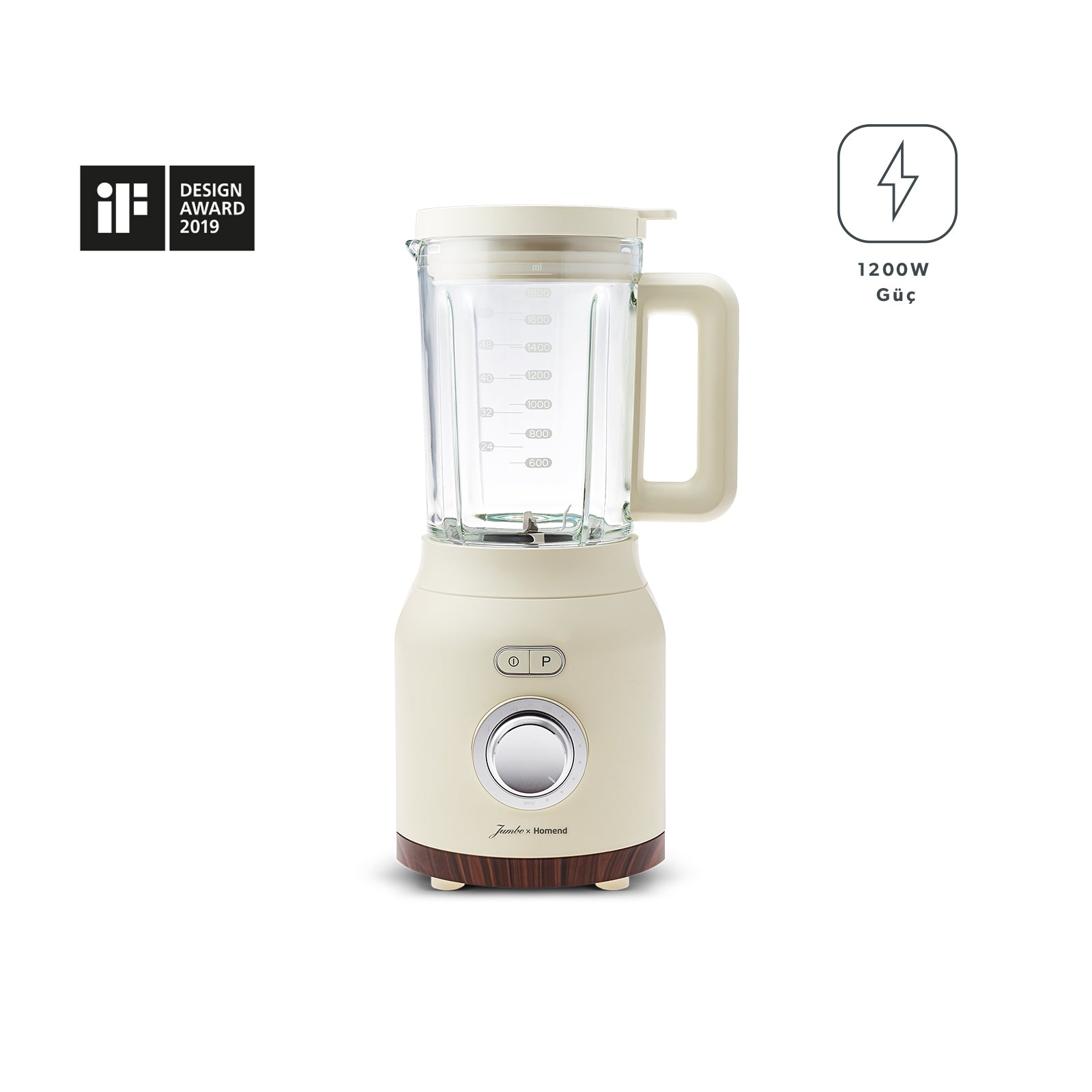 Jumbo x Homend Artfood 4925H Krem Profesyonel Blender