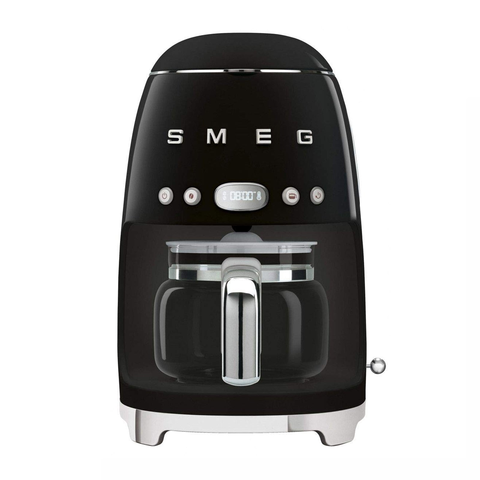 Smeg Linea 50'S Retro Style -Filtre Kahve Makinesi - Black Dcf02Bleu