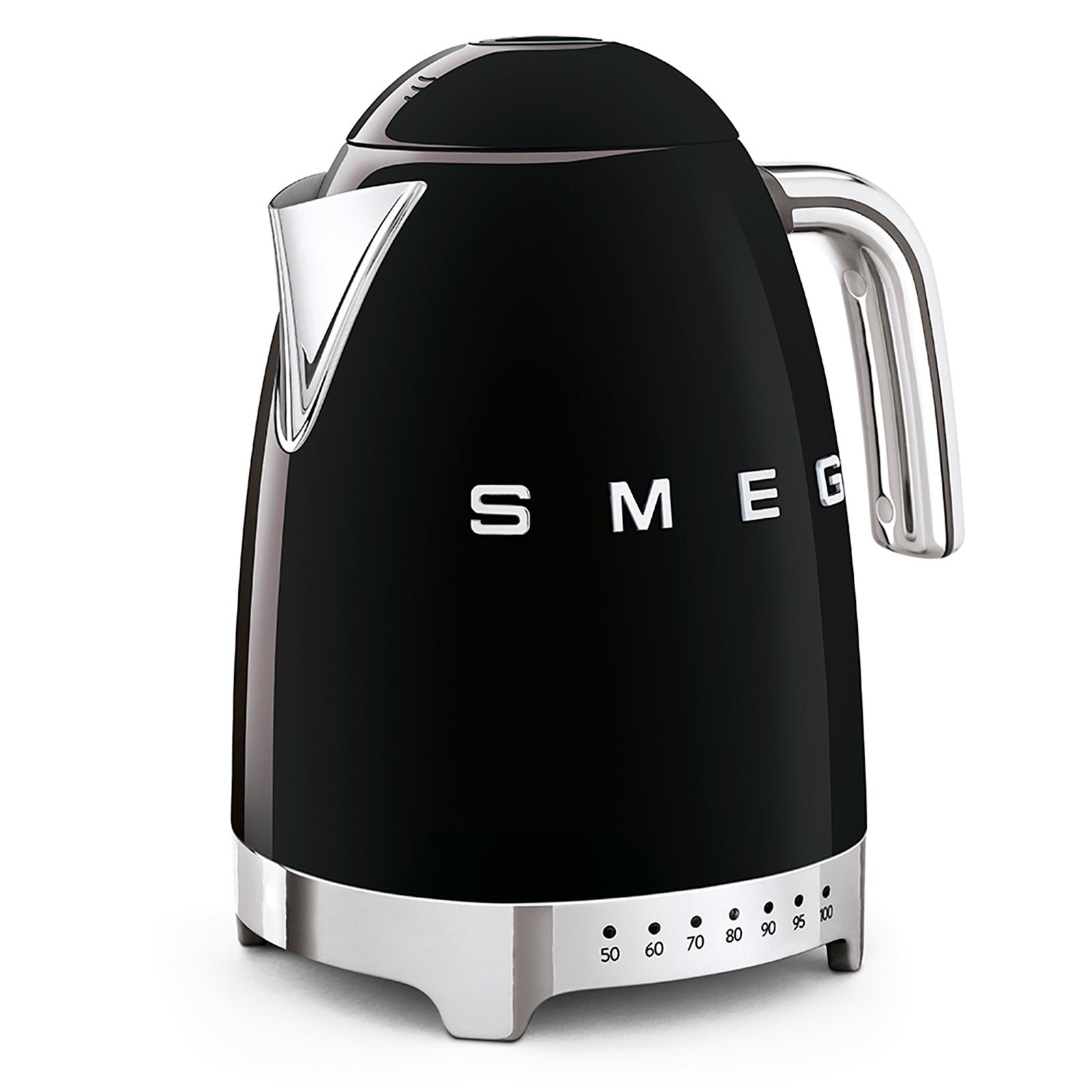 Smeg Isı Ayarlı Kettle Black Klf04Bleu